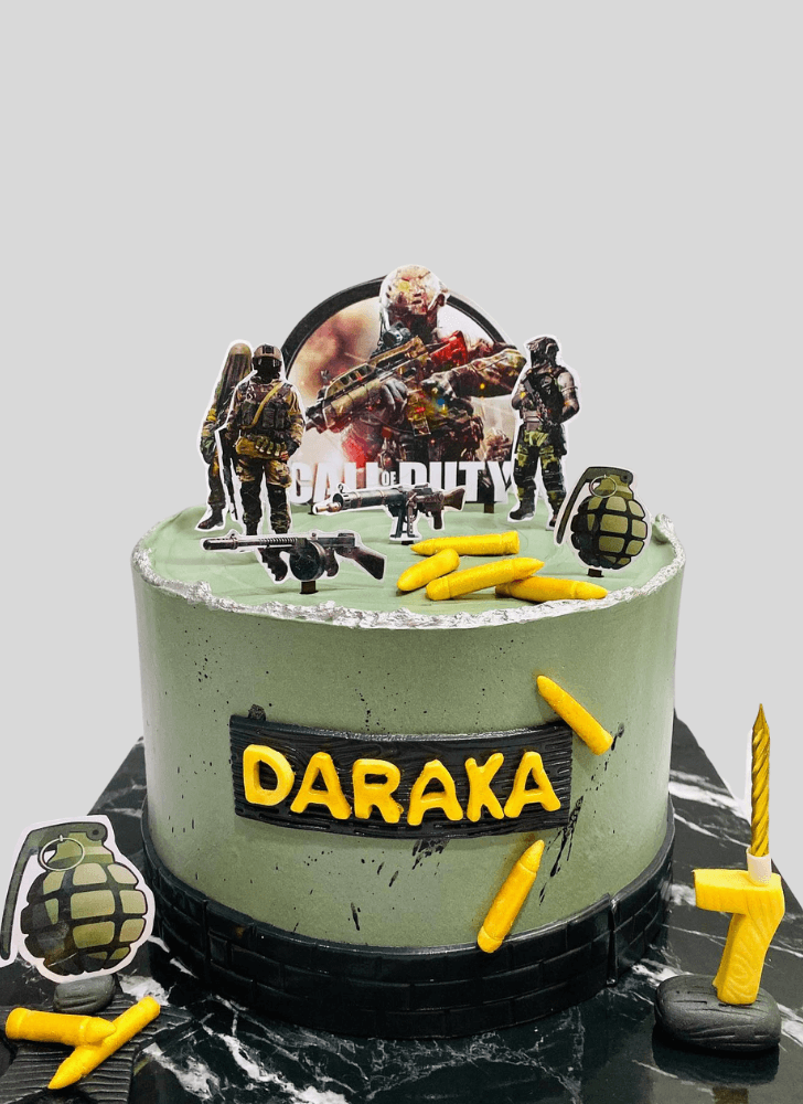 Delicate Call of Duty Cake