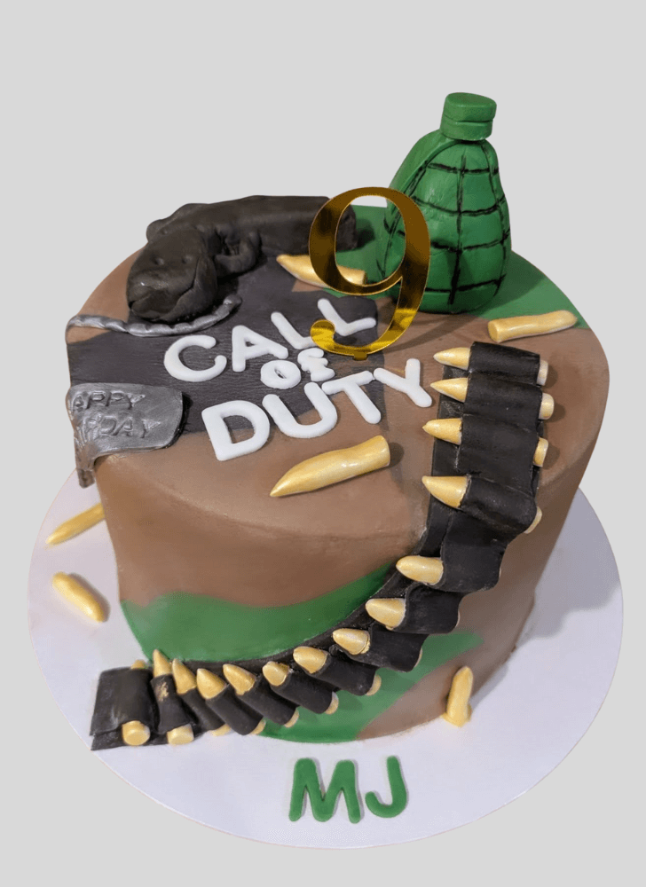 Divine Call of Duty Cake