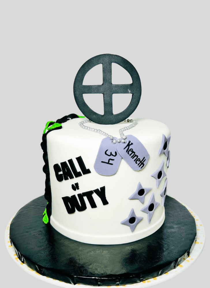 Enticing Call of Duty Cake