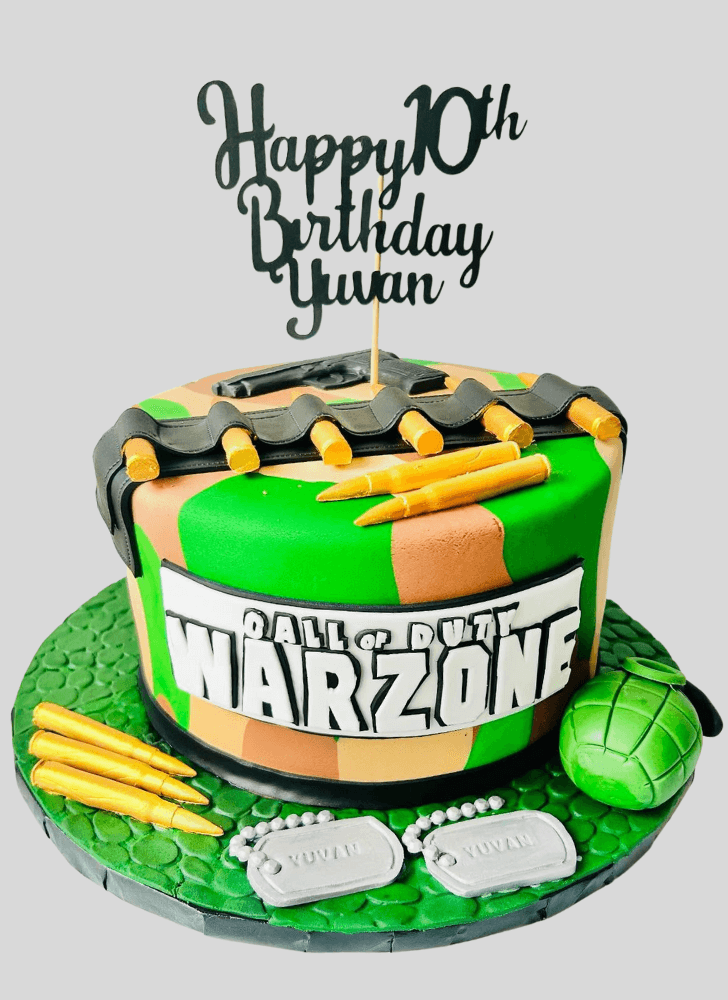 Ideal Call of Duty Cake