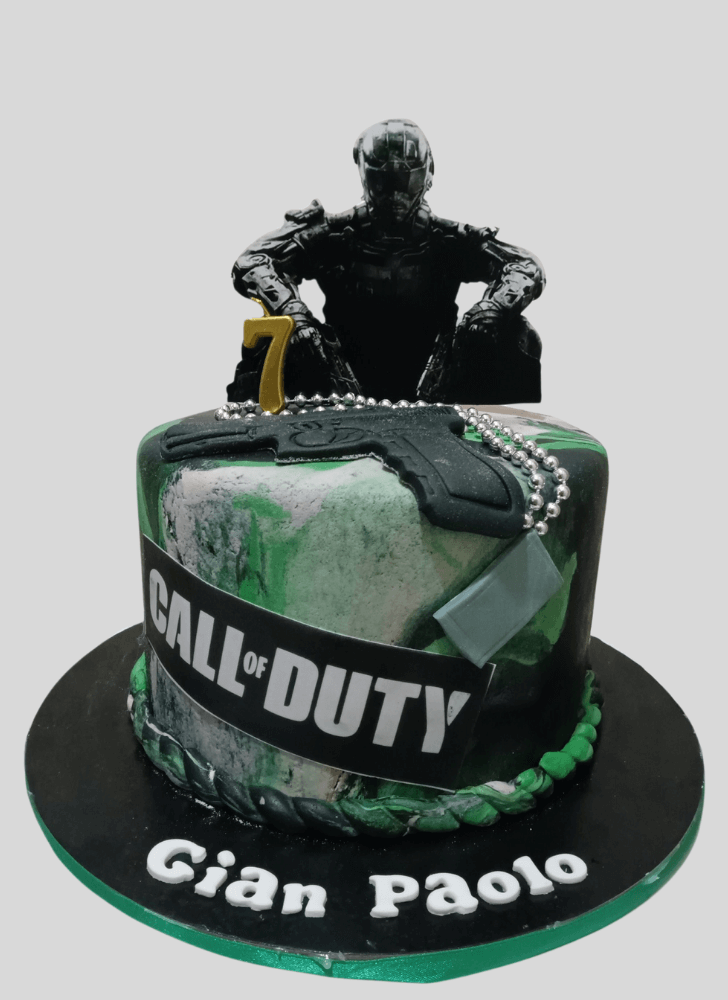 Pleasing Call of Duty Cake