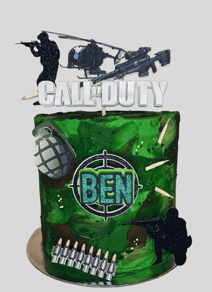 Radiant Call of Duty Cake