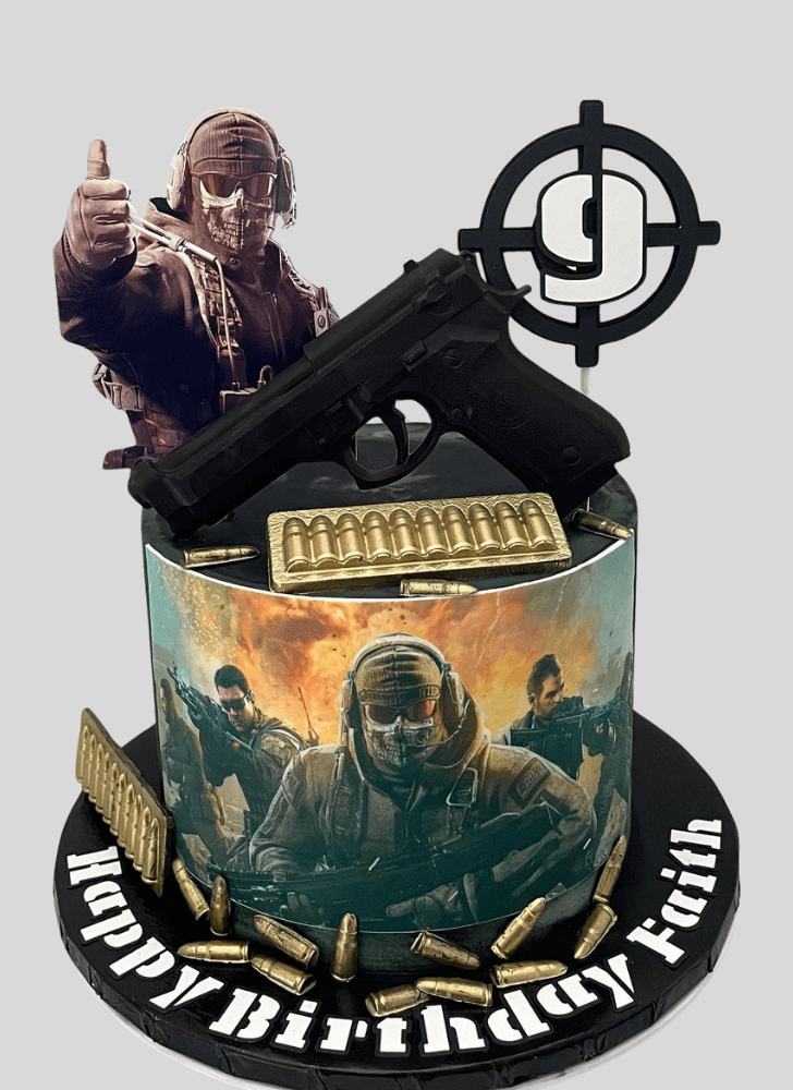 Slightly Call of Duty Cake