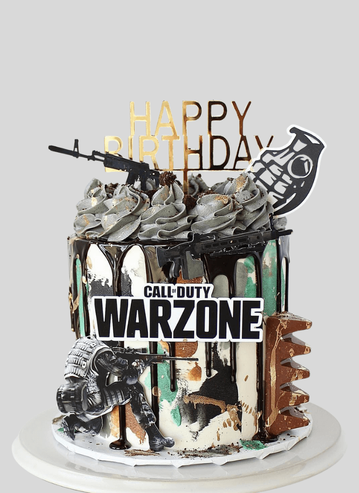 Wonderful Call of Duty Cake Design