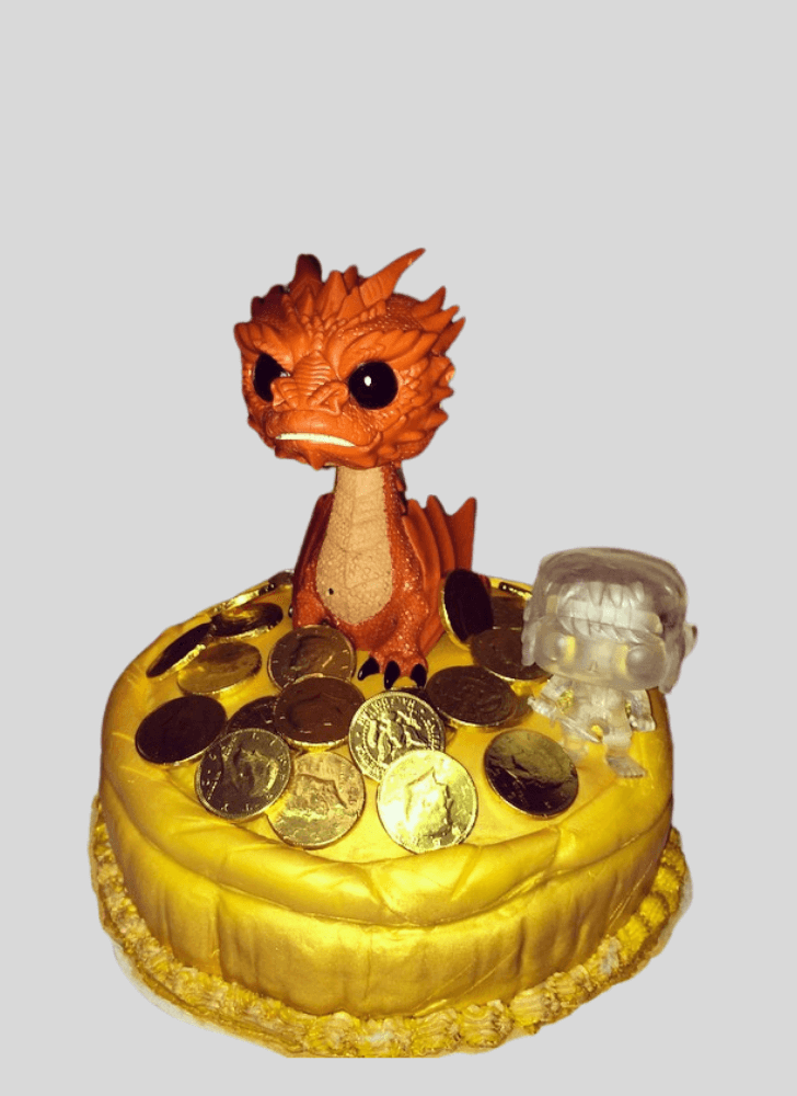 Captivating Smaug Cake
