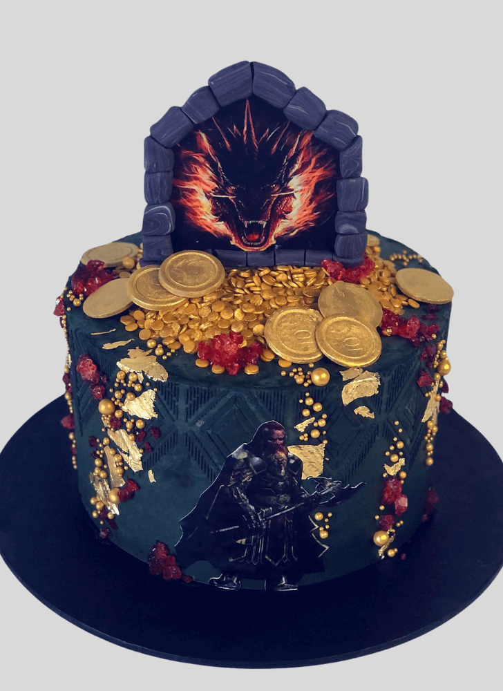 Comely Smaug Cake