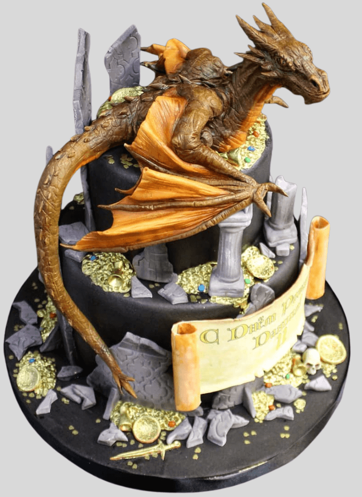 Divine Smaug Cake