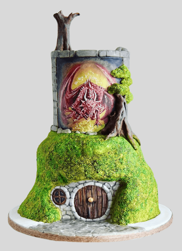 Enthralling Smaug Cake