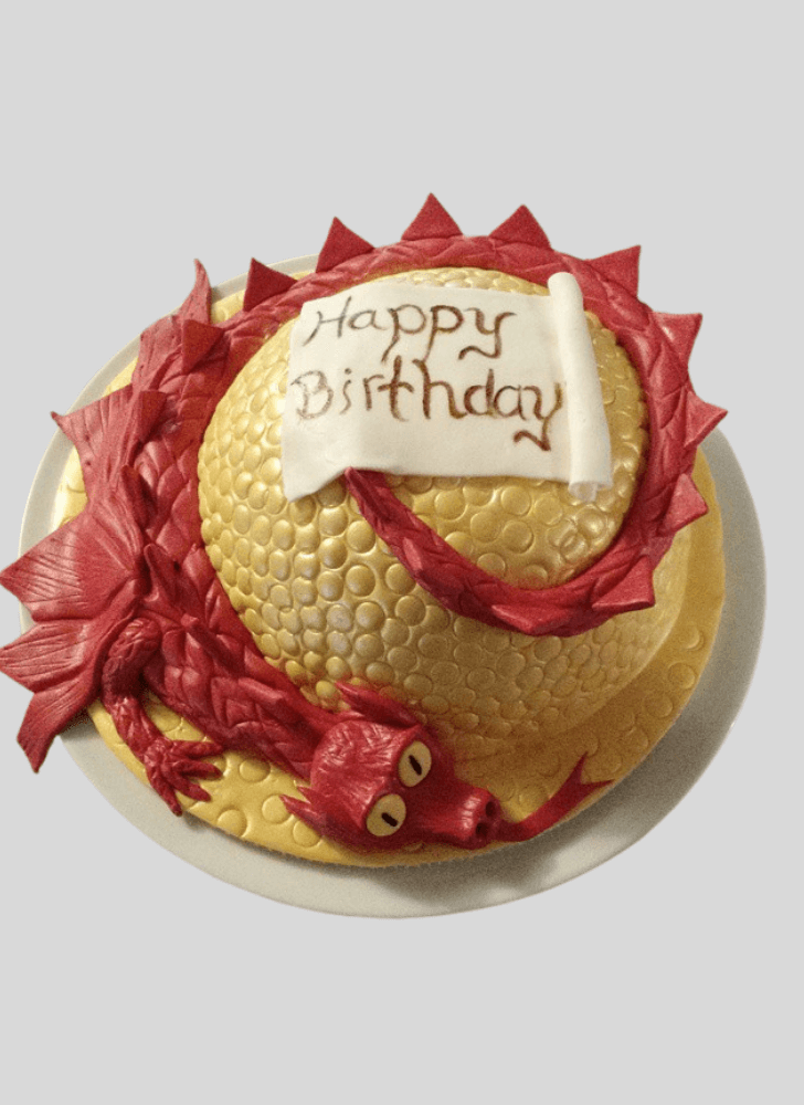 Exquisite Smaug Cake