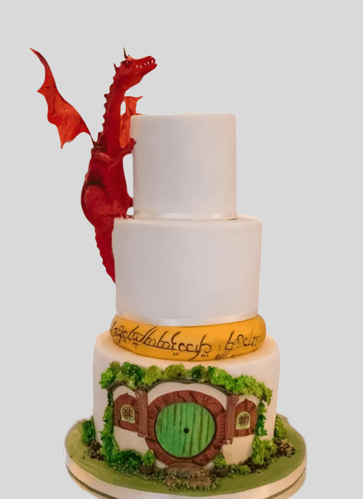 Fascinating Smaug Cake