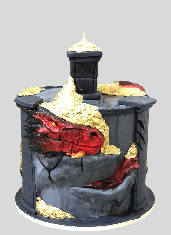 Gorgeous Smaug Cake