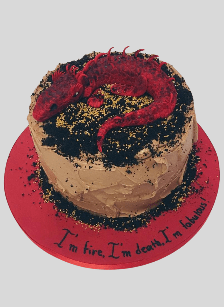 Grand Smaug Cake