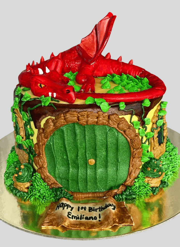 Ideal Smaug Cake