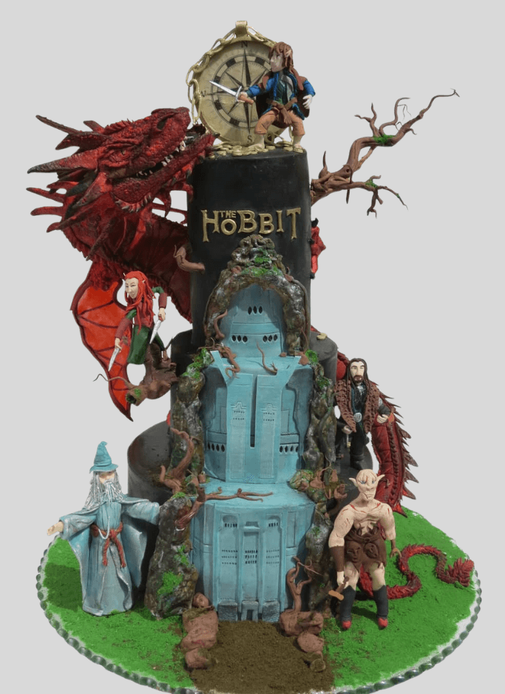 Inviting Smaug Cake
