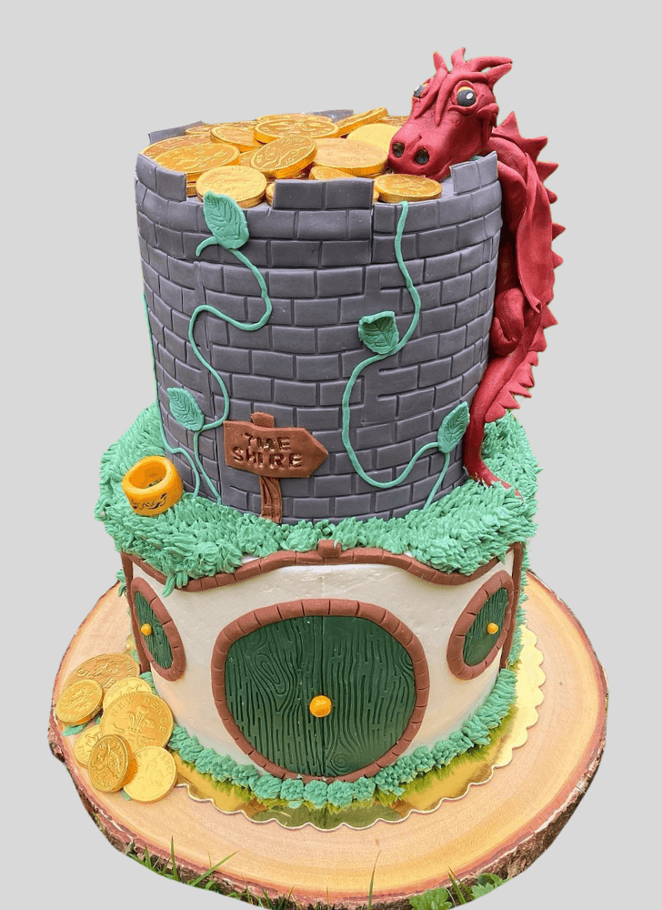 Mesmeric Smaug Cake