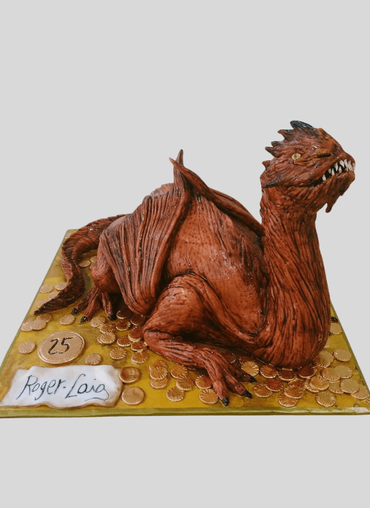 Pretty Smaug Cake