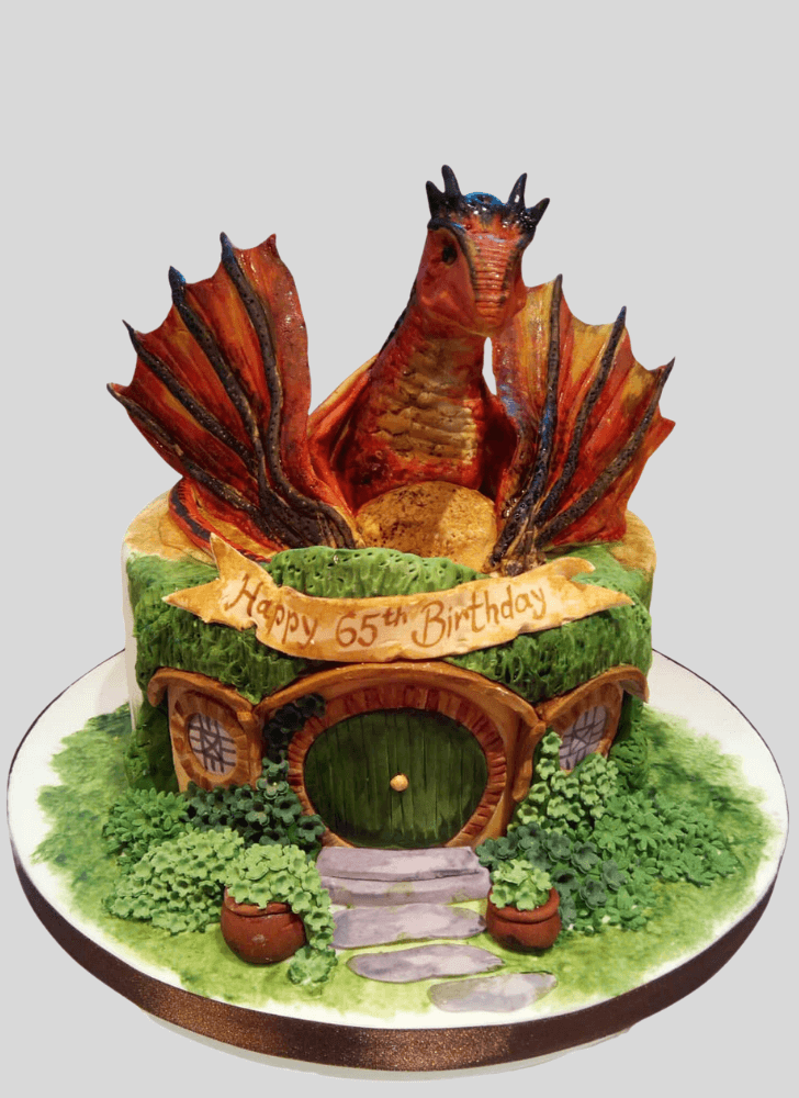 Ravishing Smaug Cake