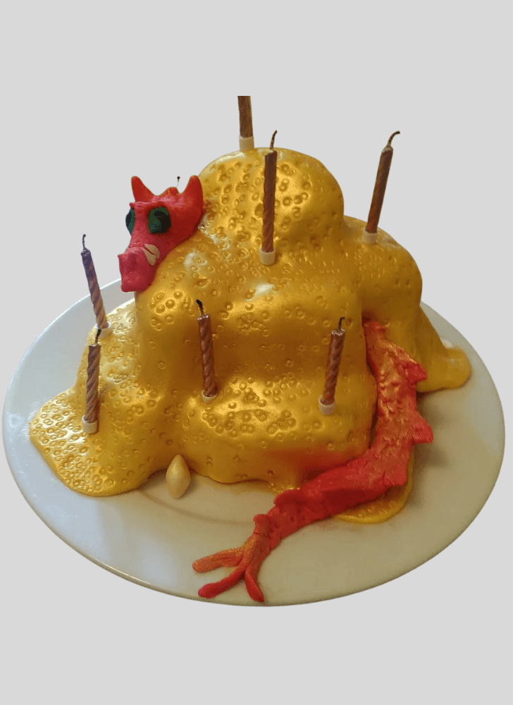 Resplendent Smaug Cake