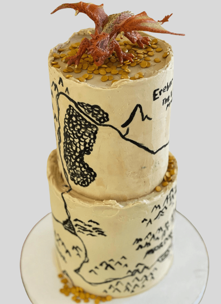 Shapely Smaug Cake