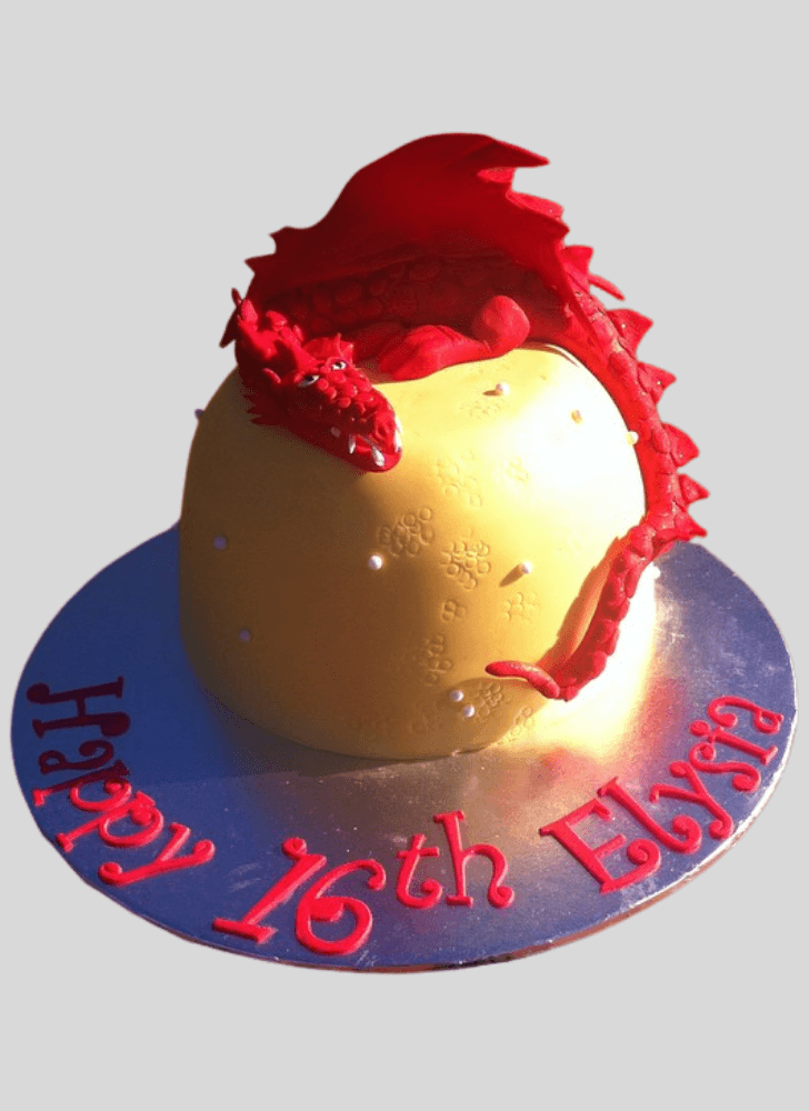 Slightly Smaug Cake