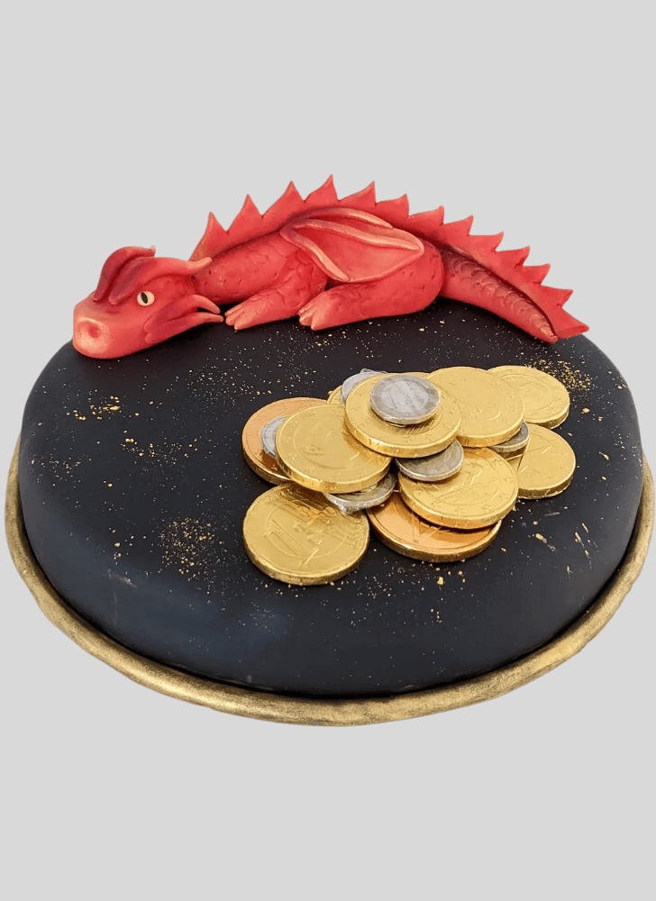 Superb Smaug Cake