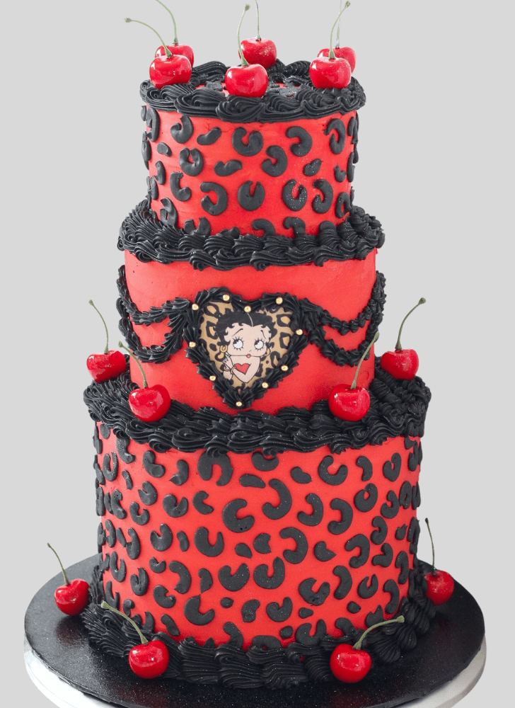 Adorable Betty Boop Cake