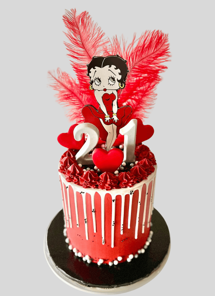 Angelic Betty Boop Cake