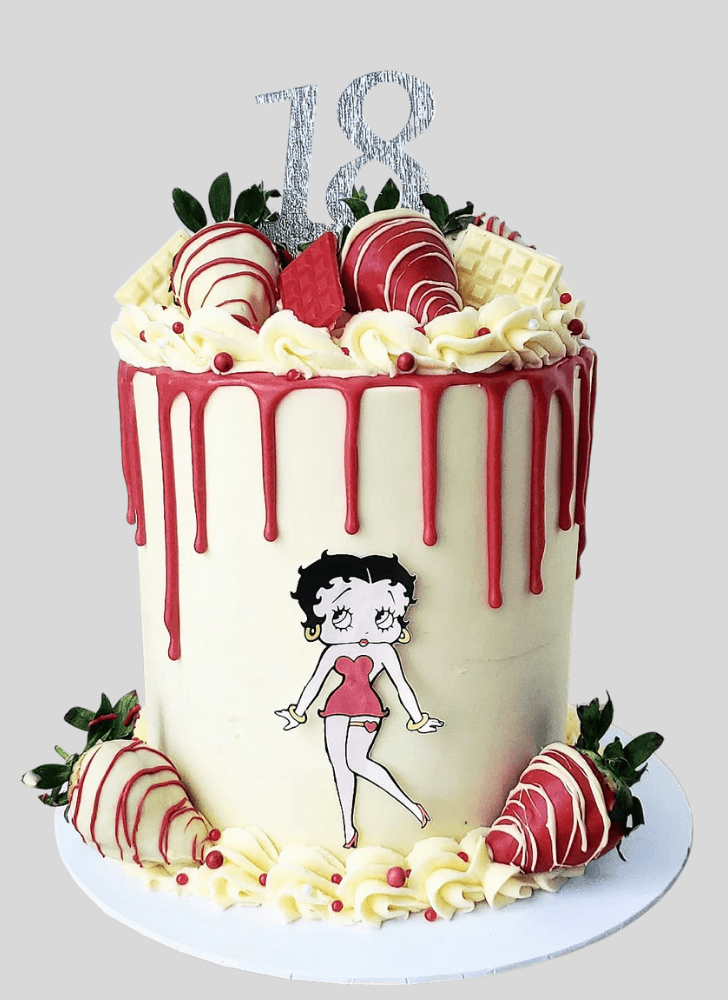 Dazzling Betty Boop Cake