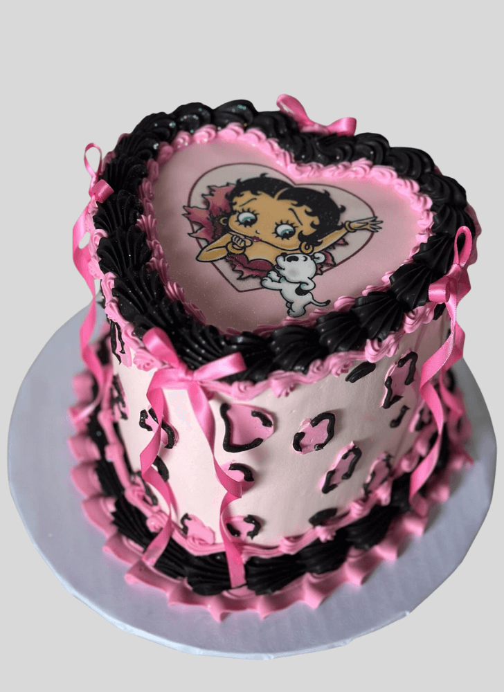 Delicate Betty Boop Cake