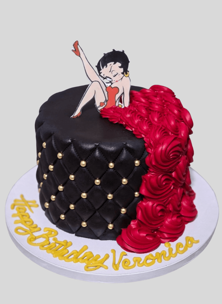 Elegant Betty Boop Cake