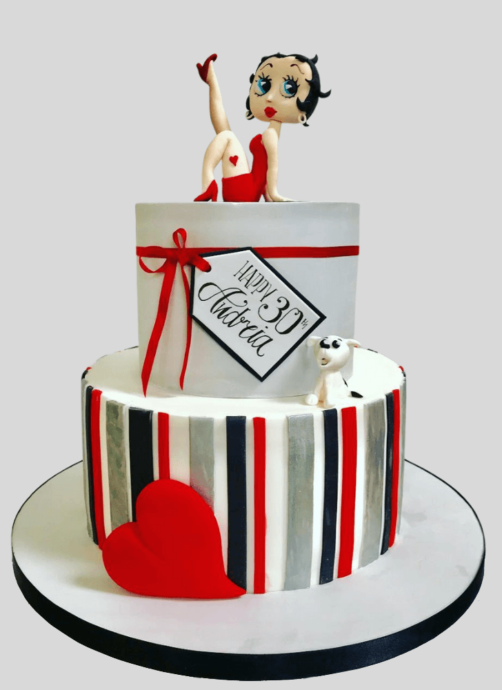 Handsome Betty Boop Cake
