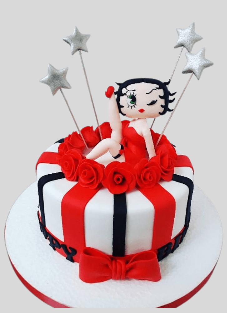 Inviting Betty Boop Cake