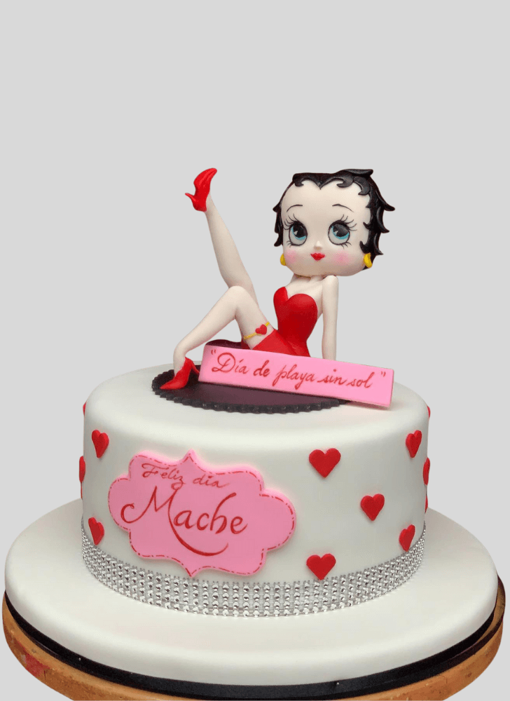 Lovely Betty Boop Cake Design