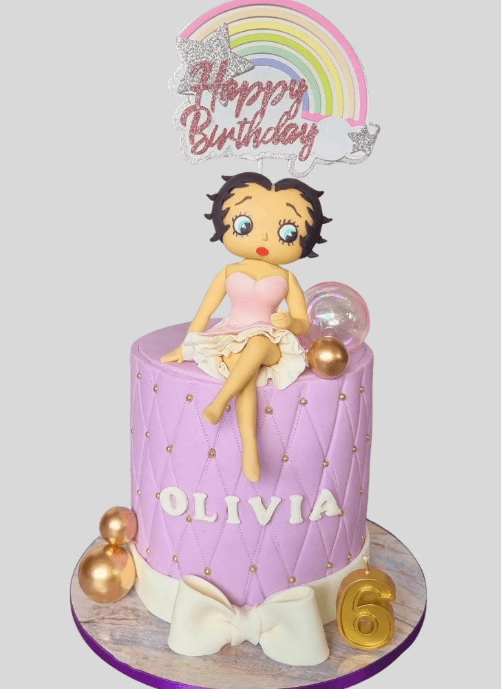 Pleasing Betty Boop Cake