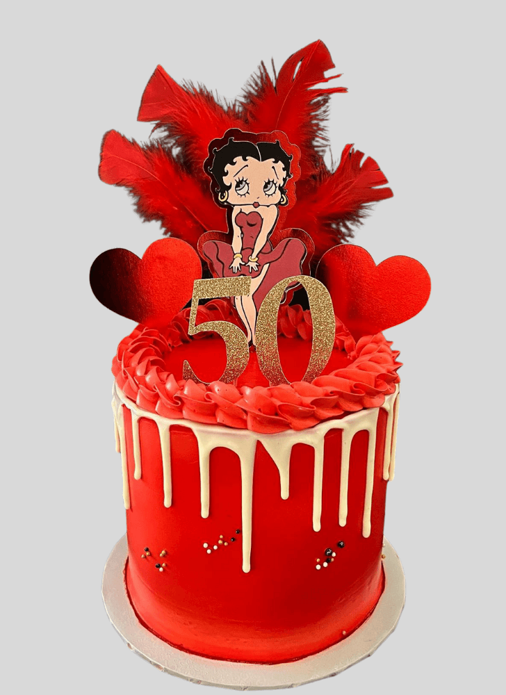Radiant Betty Boop Cake