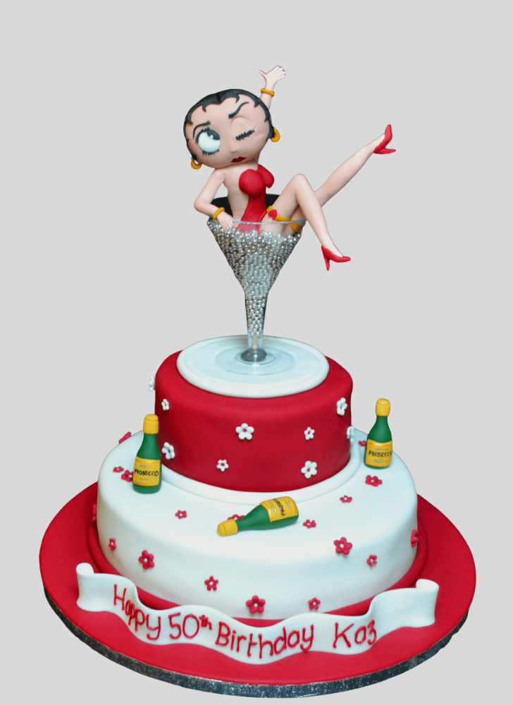 Refined Betty Boop Cake
