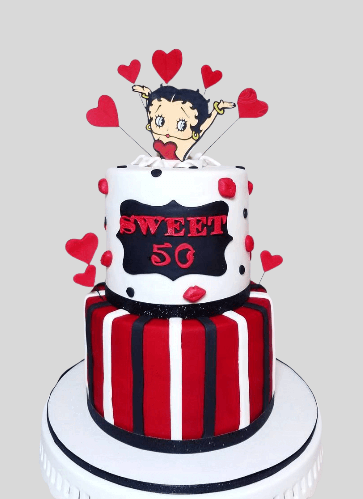 Shapely Betty Boop Cake