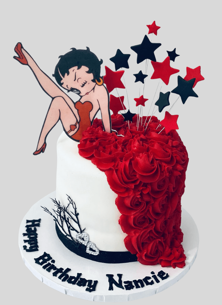 Wonderful Betty Boop Cake Design