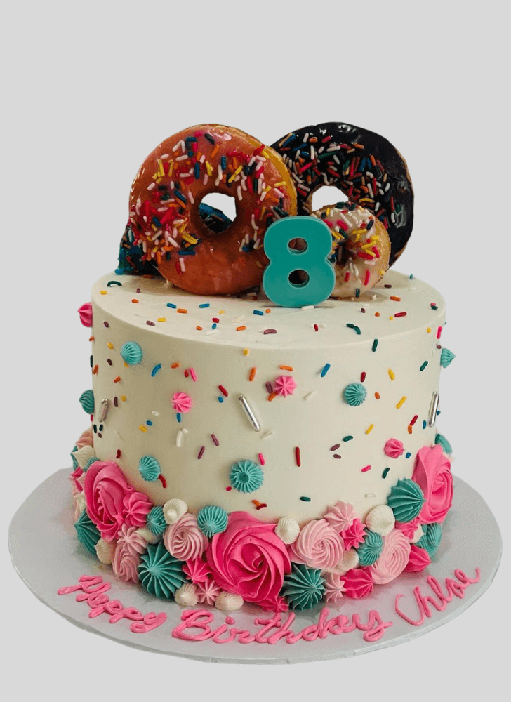 Appealing Donut Cake