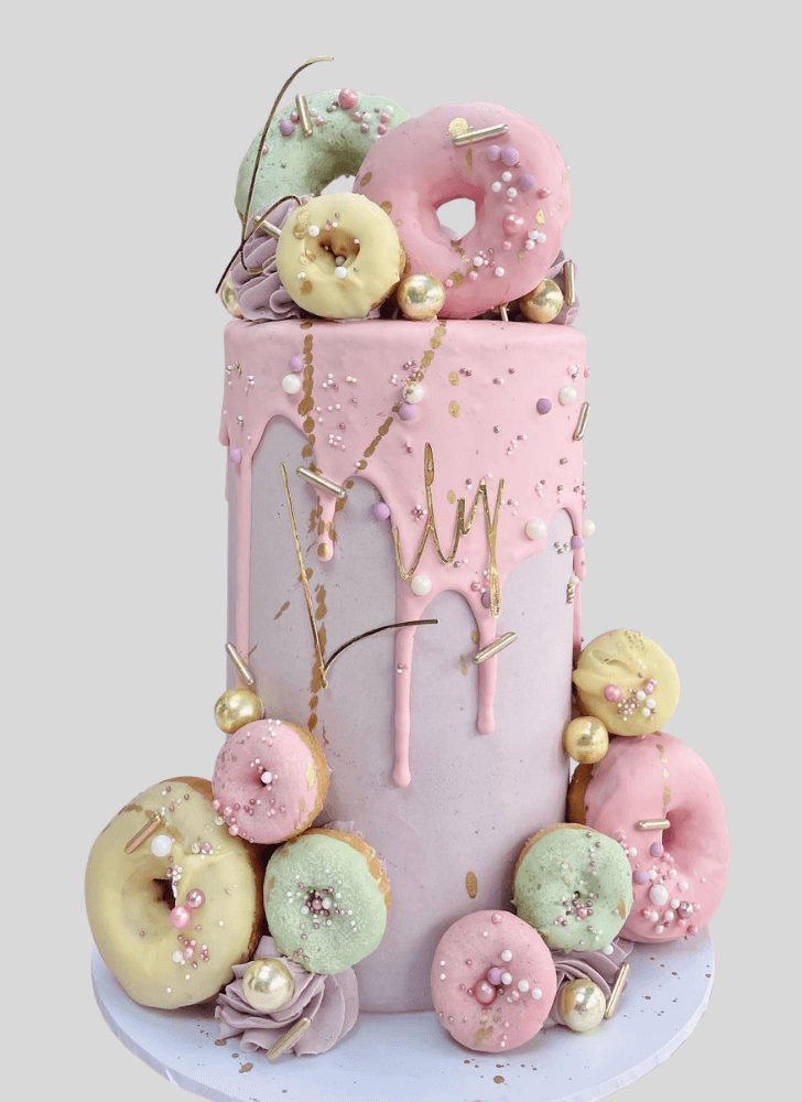 Beauteous Donut Cake