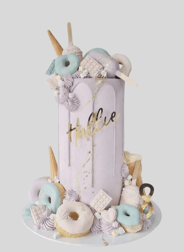 Bewitching Donut Cake