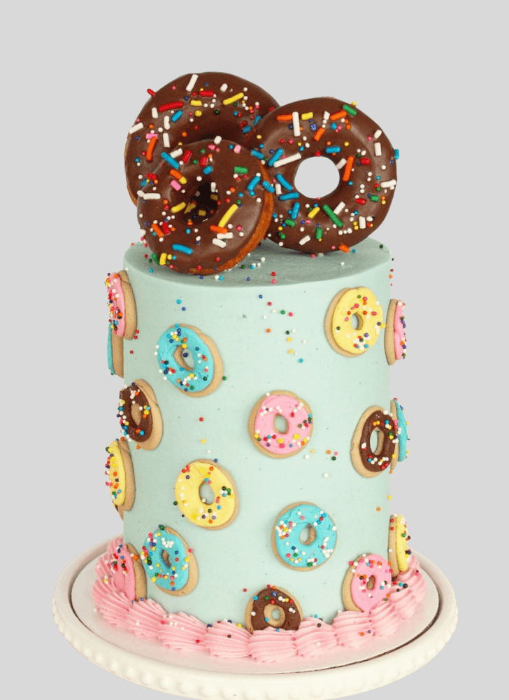 Ravishing Donut Cake