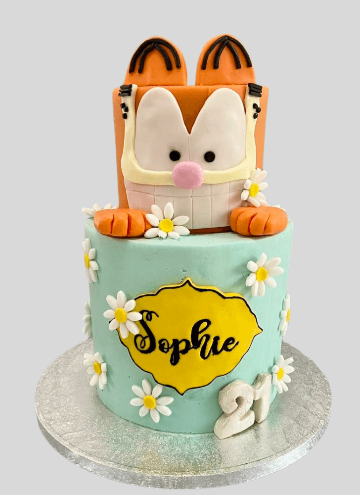 Angelic Garfield Cake