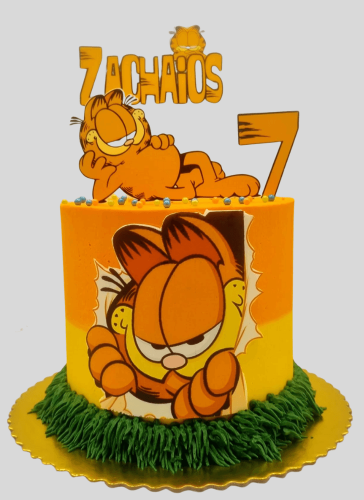Comely Garfield Cake