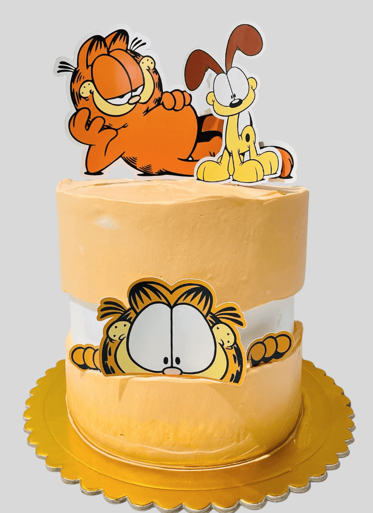 Dazzling Garfield Cake