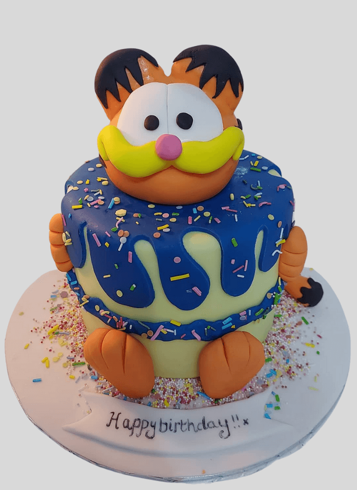 Delicate Garfield Cake