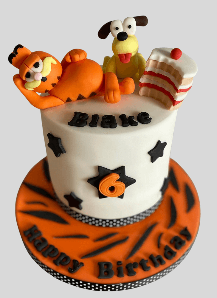 Handsome Garfield Cake