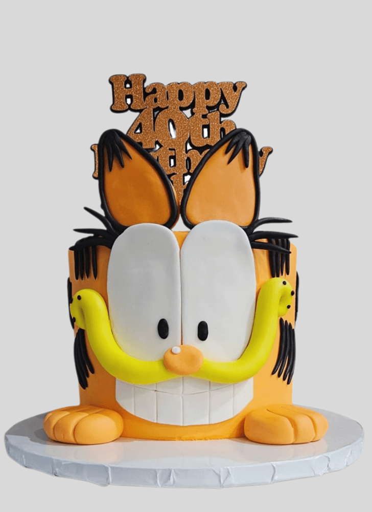 Radiant Garfield Cake