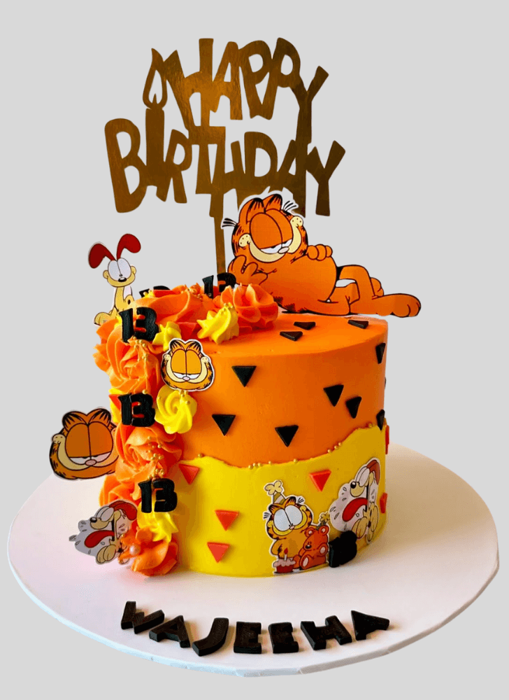 Refined Garfield Cake