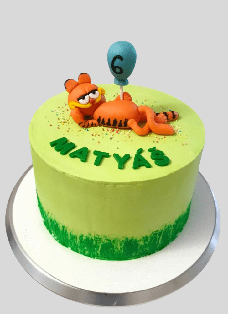 Resplendent Garfield Cake